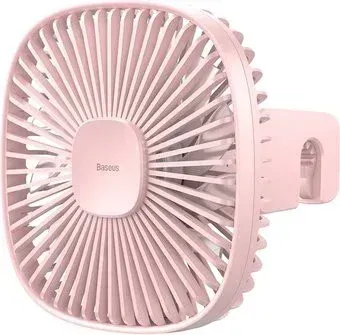 Baseus Natural Wind Magnetic Rear Seat Fan (розовый)