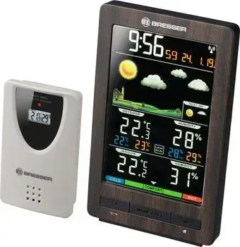 Bresser ClimaTemp WS с цветным дисплеем 75707 (коричневый)