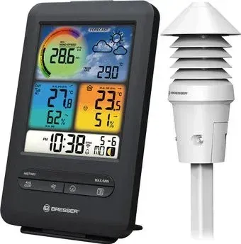 Bresser 4 в 1 Wi-Fi с UV-датчиком и цветным дисплеем 75700