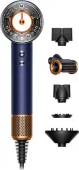 Dyson HD16 Supersonic Nural Straight+Wavy (с переходником на евровилку, берлинская лазурь/медный)