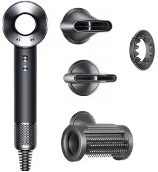 Dyson HD15 Supersonic (с переходником на евровилку, черный/никель)