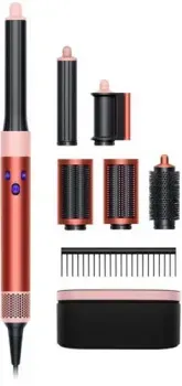 Dyson Airwrap Complete Long HS05 (с переходником на евровилку, клубнично-бронзовый/розовый румянец)