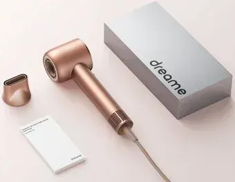 Dreame Hairdryer Glory AHD6A-RS (с переходником на евровилку, розовое золото)