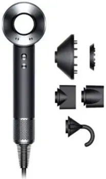 Dyson HD08 Supersonic (евровилка, черный/никель)