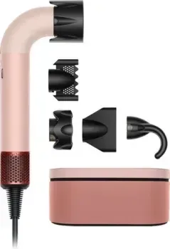 Dyson HD17 Supersonic r Straight+Wavy (с переходником на евровилку, розовый канзан)