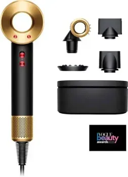 Dyson HD15 Supersonic (с переходником на евровилку, черный оникс/золотистый)