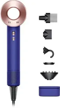 Dyson HD07 Supersonic (евровилка, синий/розовое золото)