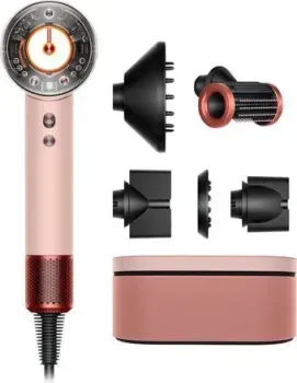Dyson HD16 Supersonic Nural Straight+Wavy (с переходником на евровилку, розовый канзан)