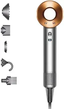 Dyson HD07 Supersonic (с переходником на евровилку, никель/медный)