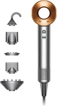 Dyson HD08 Supersonic (с переходником на евровилку, никель/медный)