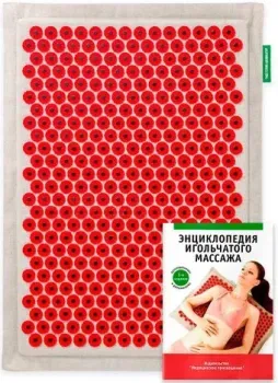 Лаборатория Кузнецова Тибетский аппликатор на мягкой подложке 41х60 см (магнитные вставки, красный)