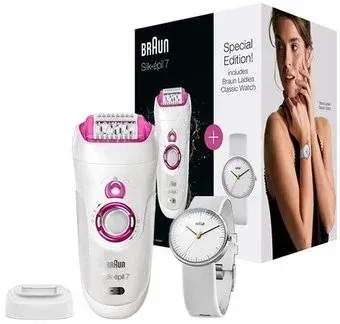 Braun Silk-epil 7 SE 7-521GS + часы