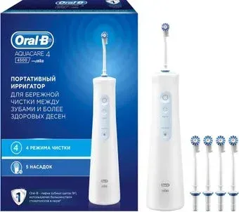 Oral-B Aquacare 4 Pro-Expert MDH20.016.2 (5 насадок ED17)