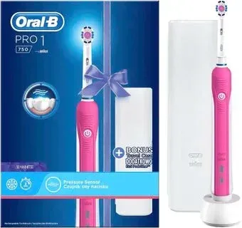 Oral-B Pro 1 750 3D White D16.513.1UX (розовый)