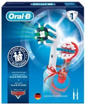 Oral-B Pro 500 (D16.513.U) + Stages Power Cars (D12.513.K)