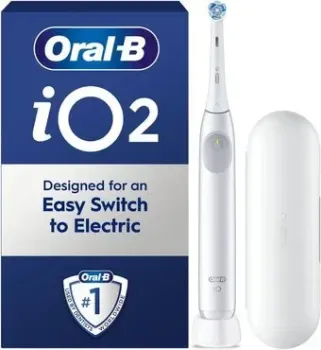 Oral-B iO2 Electric Toothbrush with Travel Case (White)
