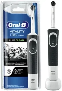 Oral-B Vitality 100 PureClean D100.413.1 (черный/белый) 4210201391630