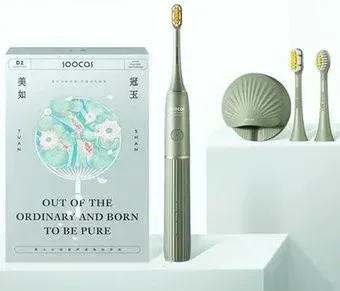 Soocas D2 (стерилизатор, 2 насадки, зеленый)