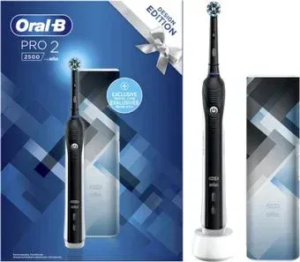 Oral-B Pro 2 2500 Cross Action D501.513.2X Design Edition (черно-серый)