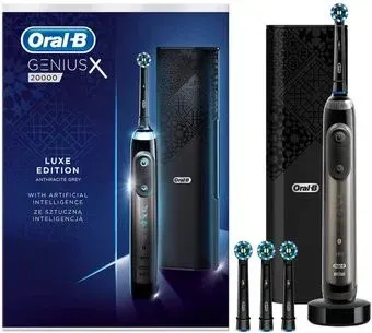 Oral-B Genius X 20000 Luxe Edition D706.546.6X (серый)