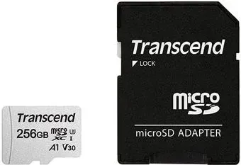 Transcend microSDXC 300S 256GB (с адаптером)