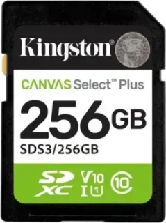 Kingston Canvas Select Plus SDXC 256GB SDS3/256GB