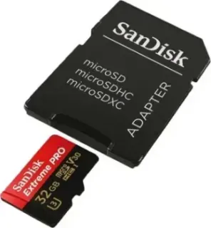 SanDisk Extreme PRO SDSQXCG-032G-GN6MA microSDHC 32GB (с адаптером)
