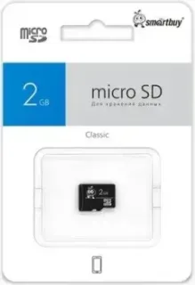 SmartBuy microSD 2 Гб (SB2GBSD-00)