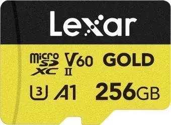 Lexar Professional GOLD microSDXC LMSGOLD256G-BNNNG 256GB