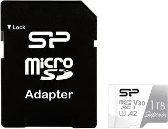 Silicon-Power Superior microSDXC SP001TBSTXDA2V20SP 1TB (с адаптером)