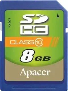 Apacer SDHC (Class 10) 8 Гб