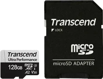 Transcend microSDXC 340S 128GB (с адаптером)