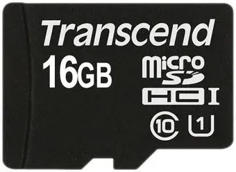 Transcend microSDHC Class 10 UHS-I 16GB (TS16GUSDCU1)