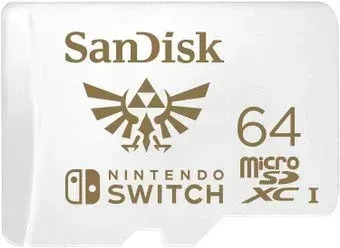 SanDisk Nintendo Switch Licensed Card The Legend of Zelda Edition microSDXC 64GB SDSQXAT-064G-GN3ZN