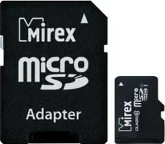 Mirex microSDXC UHS-I (Class 10) 128GB + адаптер [13613-AD10S128]