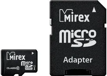 Mirex microSDHC UHS-I (Class 10) 32GB + адаптер [13613-ADSUHS32]