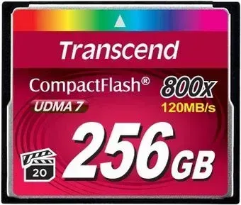 Transcend 800x CompactFlash Premium 256GB (TS256GCF800)