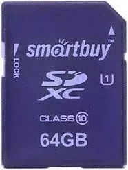 SmartBuy SDXC UHS-I U1 Class 10 64GB (SB64GBSDXC10)
