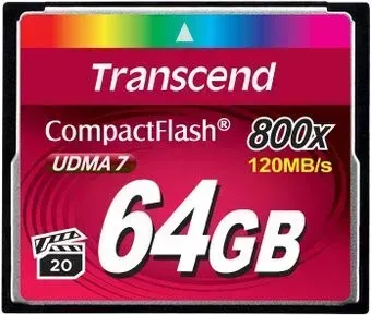 Transcend 800x CompactFlash Premium 64GB (TS64GCF800)