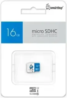SmartBuy microSDHC SB16GMSDU1BLUE00 16GB