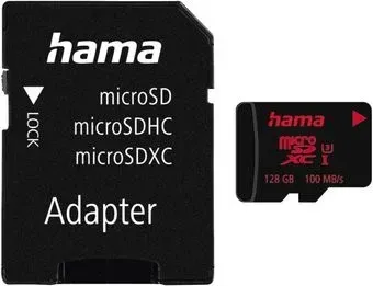 Hama 00213116 microSDXC 128GB + адаптер