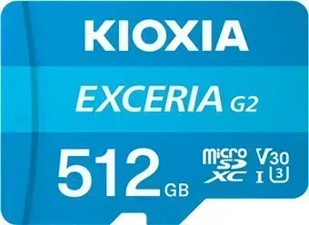 Kioxia Exceria G2 microSDXC LMEX2L512GG2 512GB (с адаптером)