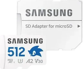 Samsung PRO Plus Sonic the Hedgehog microSDXC 512GB MB-MD512SA/LC1 (с адаптером)