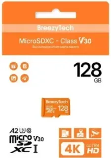 BreezyTech Ultra microSDXC Class 10/A2/V30 128GB (без адаптера)