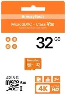 BreezyTech Ultra microSDHC Class 10/A2/V30 32GB (без адаптера)