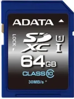 ADATA Premier SDXC UHS-I (Class 10) 64GB (ASDX64GUICL10-R)