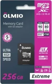 Olmio microSDXC 256GB Extreme UHS-I (U3)