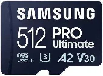 Samsung PRO Ultimate microSDXC 512GB (с адаптером)
