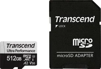 Transcend microSDXC 340S 512GB (с адаптером)