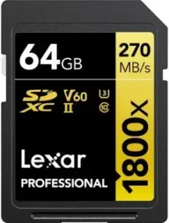 Lexar Professional 1800x SDXC LSD1800064G-BNNNG 64GB